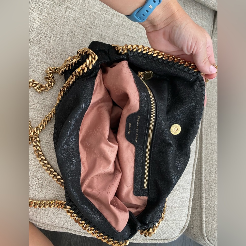 Stella McCartney shaggy Falabella fold over bag - Picture 4 of 8